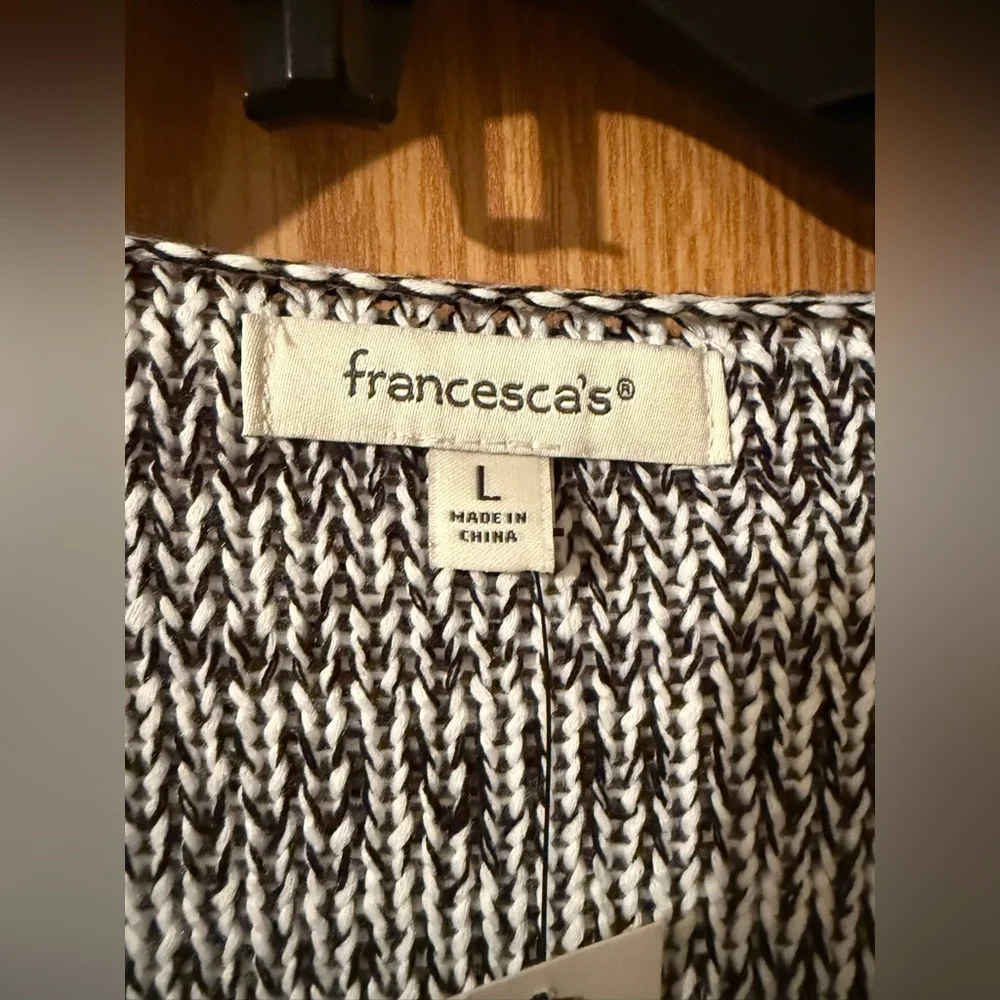 Francesca’s Alisha Pointelle Pullover